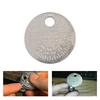 Free Ship Hot Sale 1pc Coin- Type 0.6-2.4mm Spark Plug Gap Gauge Measurement Tool Range Spark Plug Gage Caliber Measuring Tool
