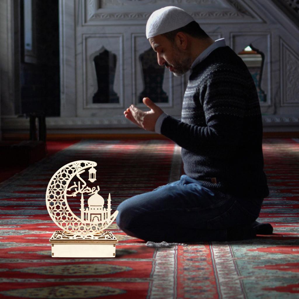 Мусульманские деревянные подарки Ледейд Мубарак могут быть украшением «сделай сам» для Ид аль-Фитр