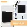 16 Pcs Record Divider Vinyl Records Plastic Holders Album Storage Dividers Library Book Shelf Separators Index (Black)