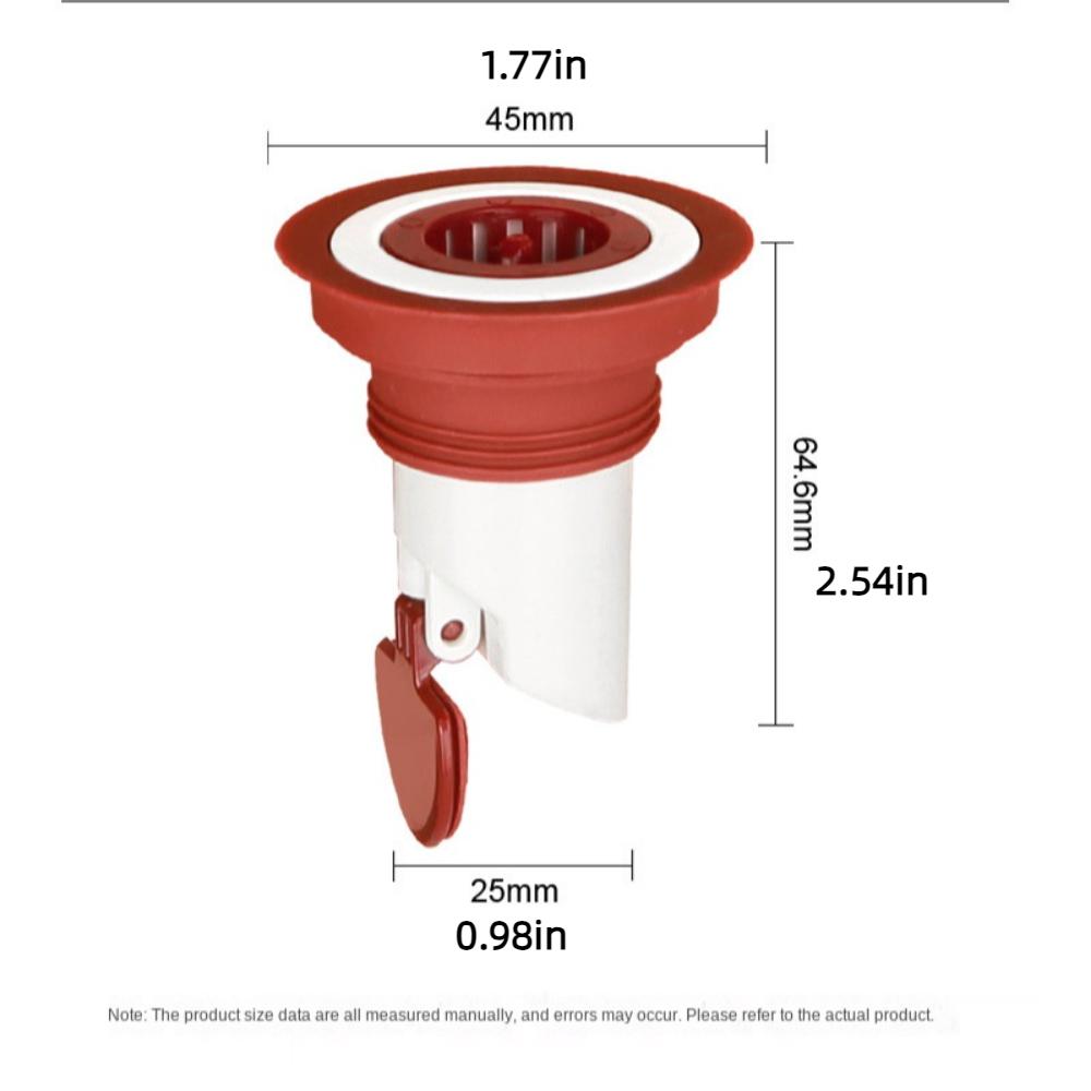 Устойчивость к коррозии Сливной сердечник для пола Уплотнительное кольцо Сливной фильтр Бытовой