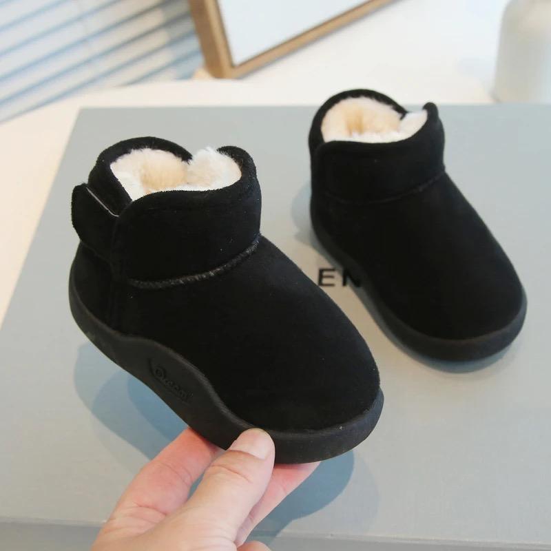 Детские сапоги для малышей, зимние теплые детские зимние сапоги для мальчиков и девочек, обувь для младенцев с мягкой плюшевой подошвой, уличные кроссовки для новорожденных, детская обувь