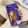 H-Hannah m-Montana Phone Case For iPhone 17,16,15,14,13,12,11 Plus,Pro Max,XS,Soft Silicone Black Cover