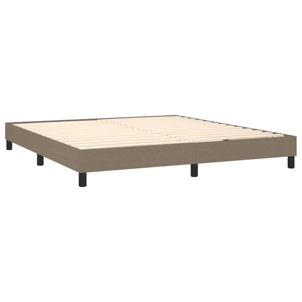 Vidaxl Rama Łóżka Bez Materaca, Taupe, 180X200 Cm, Obita Tkaniną