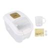 Rice Storage Box with Clear Cover Insect Proof Large Capacity Perfect Sealing Food Storage Container for Home