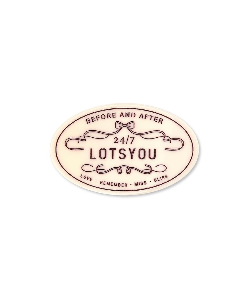 Заколка для волос Lotsyou Nostalgia, маленькая, цвета слоновой кости