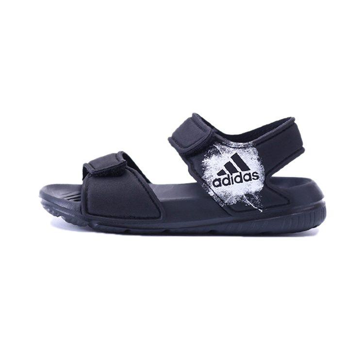 adidas Сандалии Altaswim C из синтетической кожи, нескользящие, износостойкие, черные, для детей 3-7 лет, BA9288