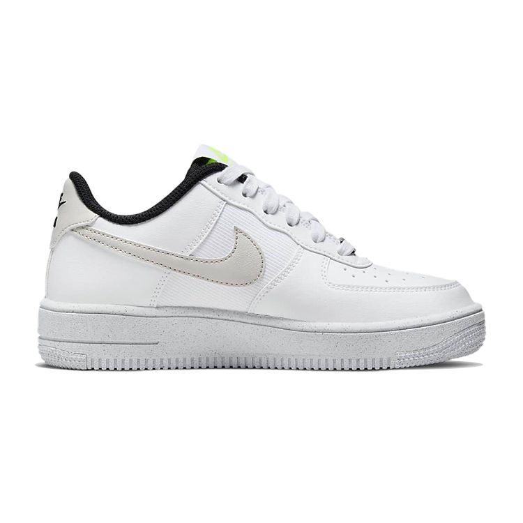 Nike Детские кроссовки Air Force 1 Crater Next Nature GS White Light Bone Volt Black DH8695-101