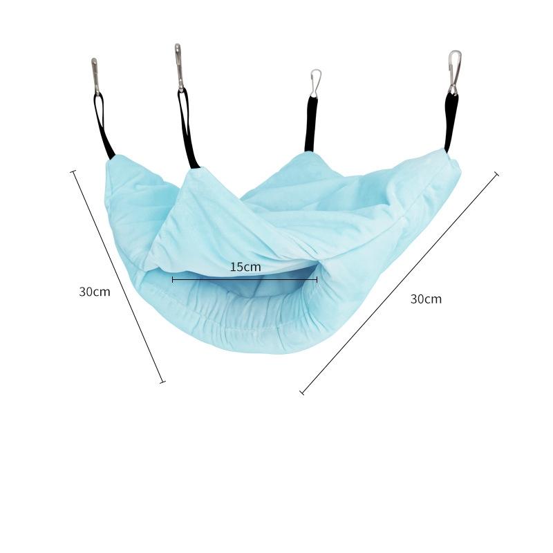 Pet Bird Parrot Hangable Cage Warm Hammock Hut Tent Durable Wear-Resistant Sleeping Hatching Cave Decoration
