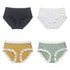 Thin Breathable Mid-waist Large-size Women's Underwear