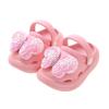 Cute Princess Baby Children's Shoes Cartoon Butterfly Children's Slippers Two Wear Hollow Hole Shoes Small and Medium Children's Garden Shoes