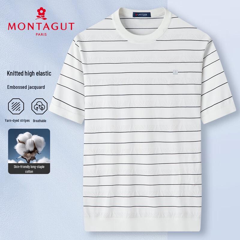 MONTAGUT Men's Summer Short-Sleeve T-Shirt