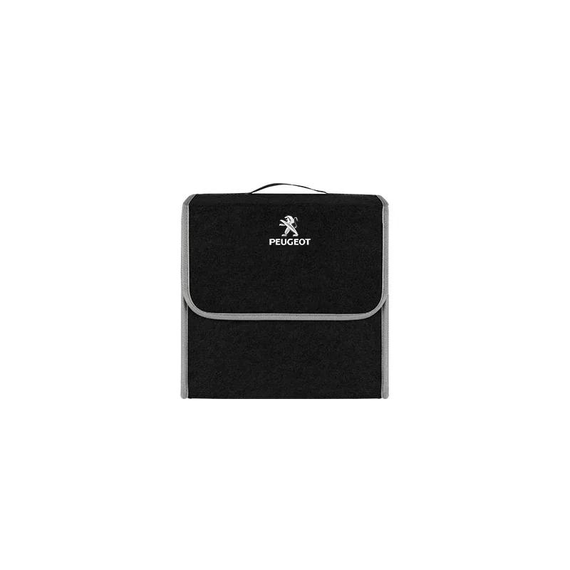 Car Storage Bag Trunk Folding Organizer Felt Storage Box For Peugeot 407 508 2008 5008 307 308 3008 206 207 208 107 106 205 4008