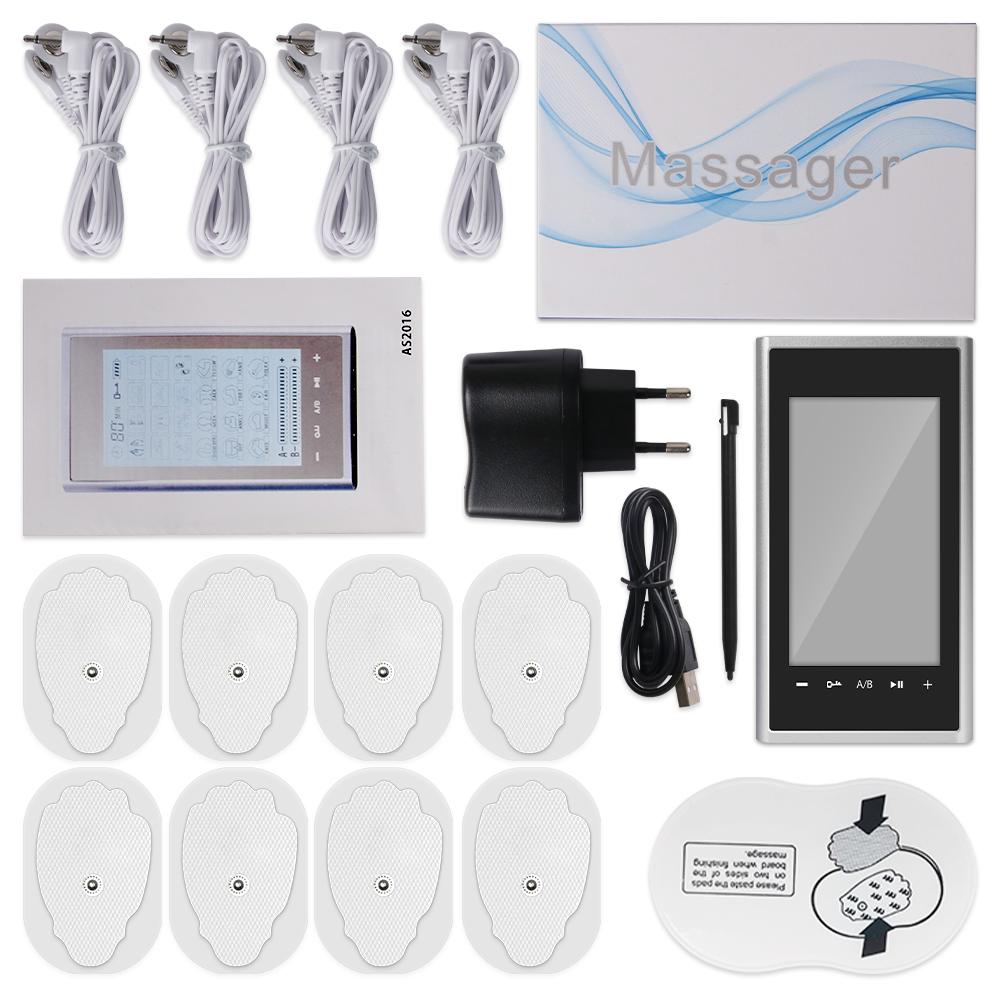 Tens Muscle Stimulator 24-Mode Electric EMS Acupuncture Body Massage Digital Therapy Slimming Machine Electro Stimulator
