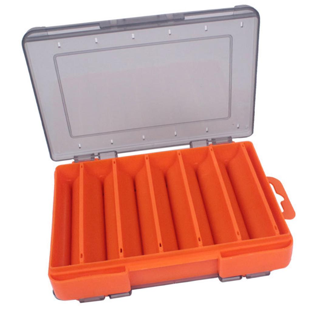 Водонепроницаемый двухсторонний ящик для инструментов для рыболовных крючков, органайзеры для ловушек, прозрачные клеммы, чехол для снастей