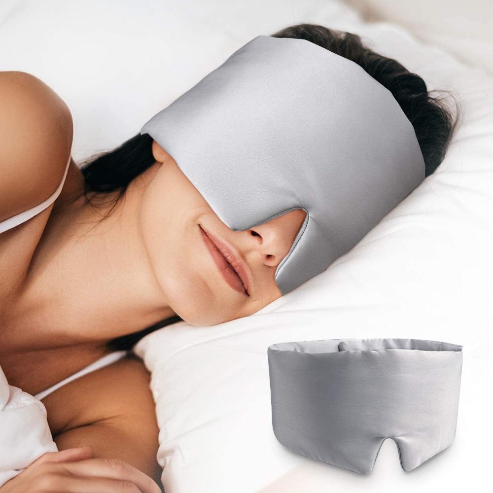 Soft Blocking Light Eyemask Silk Eyeshade Patch New Sleeping Mask Eyepatch for Travel & Nap
