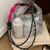 PVC Cosmetic Bag Drawstring Makeup Bag Casual Swimming Bag  Outdoor