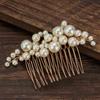 Party Jewelry Hair Ornaments Handmade Hairwear Bridal Headpiece Pearl Hairpin Comb Bride Barrette