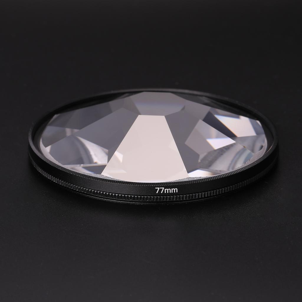 Камерный фильтр Фотография Размытие переднего плана Пленочная фотография Реквизит 77 мм Стеклянный калейдоскоп Фильтр Аксессуары для камеры