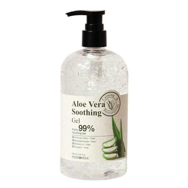 Food Aholic Aloe Vera Soothing Gel, 500ml, 5 pcs