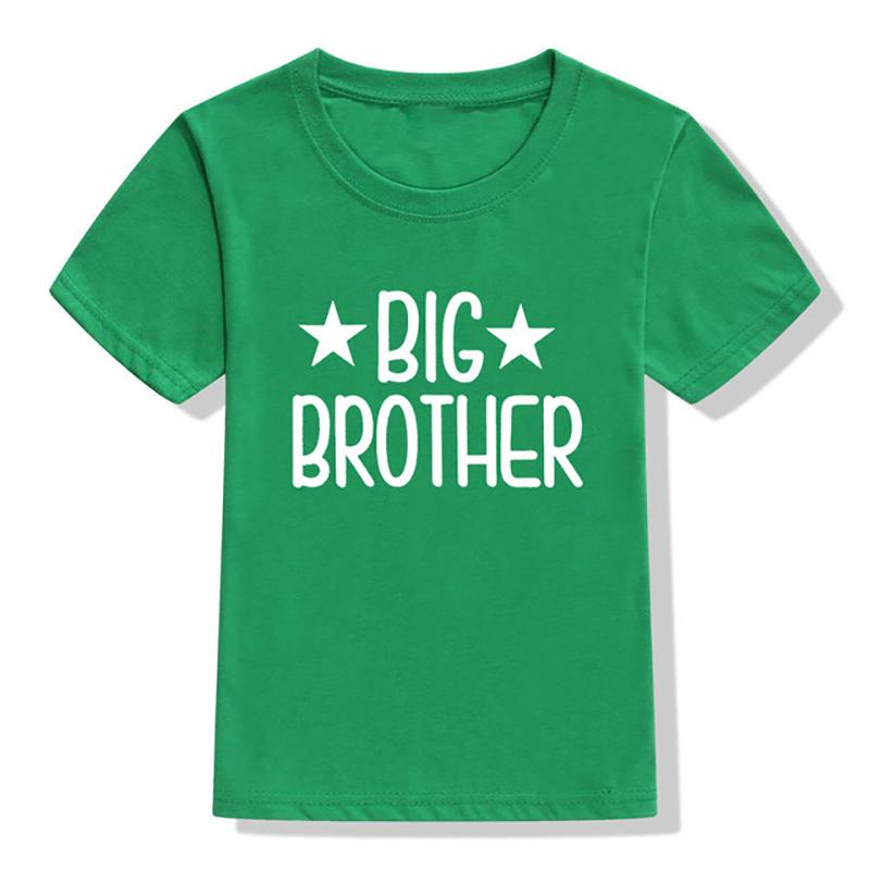 Футболки для братьев и сестер, детские футболки, футболка с объявлением «Большой брат, большая сестра», детская футболка с короткими рукавами, повышенная до «Большой брат/сестра»