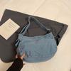 Crossbody Bag Vintage Handbag Shoulder Bag Simple Tote Bag Fashionable Denim Canvas Bag  Travel