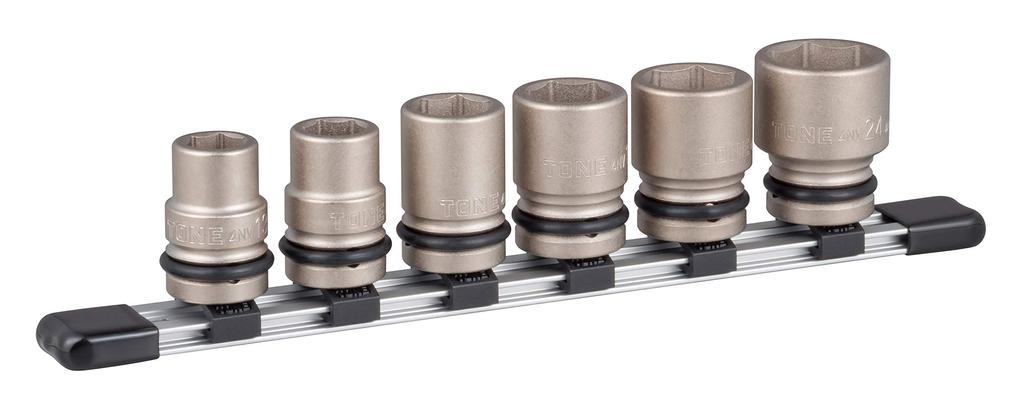 TONE Набор ударных головок HNV406S Угол привода Содержимое 6 предметов (с держателем) 12.7mm (1/2")