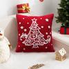 Jacquard Throw Pillowcover INS Style Cushion Cover Christmas Plush Pillowcase  Living Room/Office