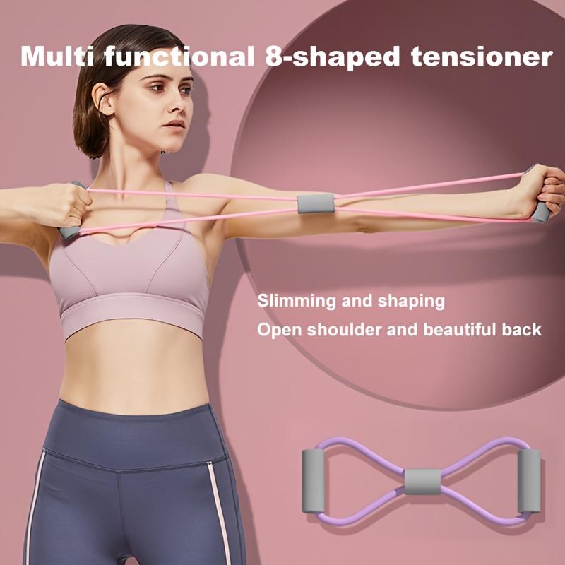 Резинки-восьмерки для йоги, расширения грудной клетки и укрепления спины; Фитнес-оборудование для раскрытия плеч в помещении и спортивные товары