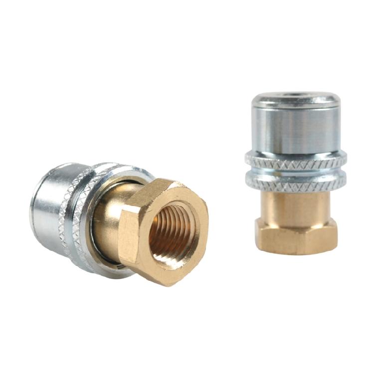 Металлический адаптер для накачки шин с фиксатором, насадка для компрессора