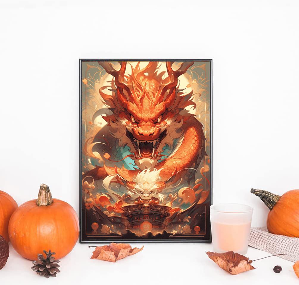 DIY алмазная живопись ревущий дракон комплект для вышивки крестом мозаика искусство алмазная живопись полный круг/квадратный алмаз украшение дома