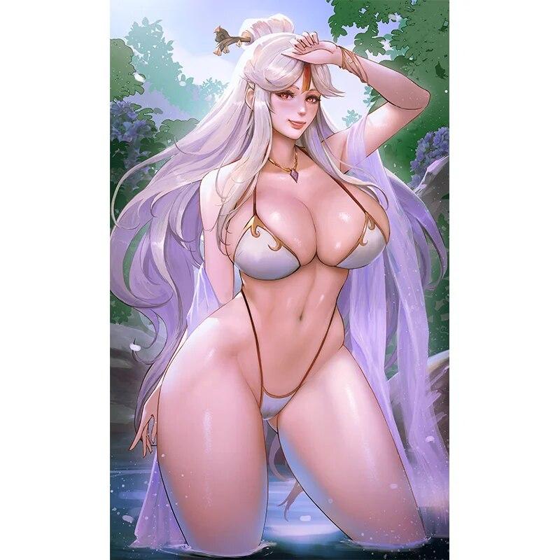 Принт игры Shroomie Ranni обнаженная сексуальная девушка художественный холст плакат гостиная домашний декор повесить настенную картину