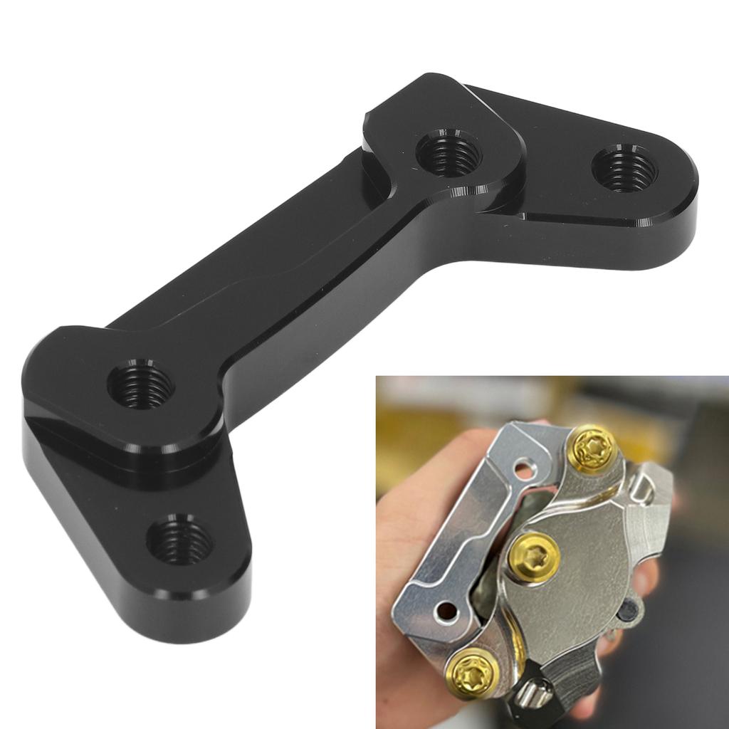 Motorcycle Rear Brake Caliper Adapter Aluminium with Screws Replacement for   GTS GTV300