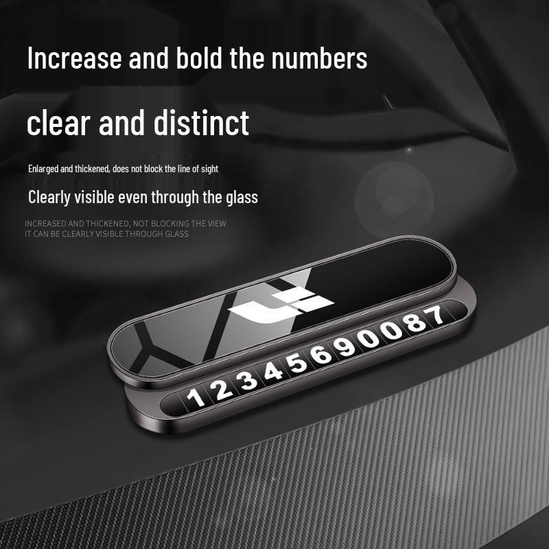 Идеальный временный номерной знак для парковки для Ideal ONE L6-L9, с дисплеем для телефона для движущегося автомобиля