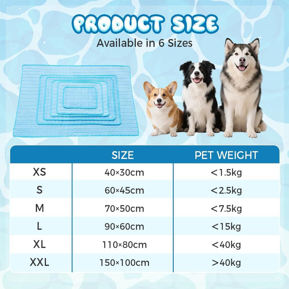 Summer Dog Cooling Mat Washable Pet Sleeping Pad Dog Cooling Pad for Dogs & Cats