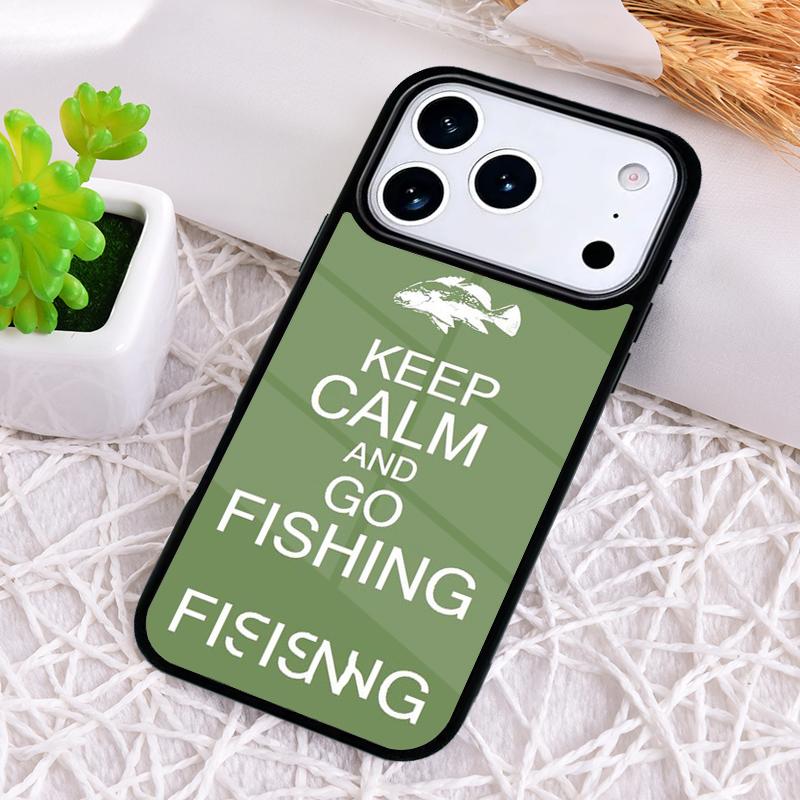 Fishing Quotes soft Phone Case for iPhone 17 Air 16 15 11 12 14 13 Pro Max Shockproof Cover