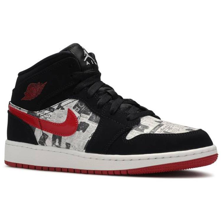 Jordan 1 Средний Газета Воздушные Времена GS BQ6931-061