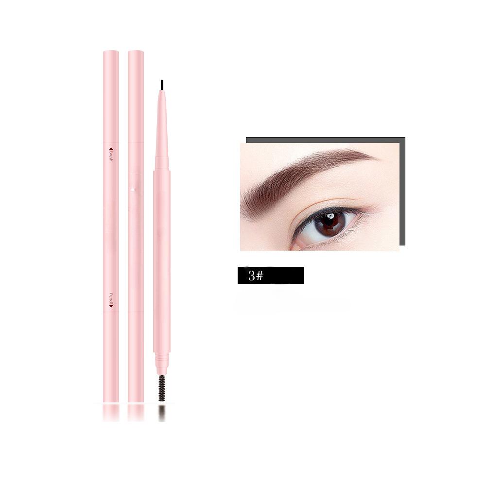 1.5mm Ultra Fine Eyebrow Pencil Double-Ended Waterproof Sweat-proof Long Lasting Professional Eyebrow Enhancers Makeup for Women