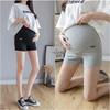 Maternity Shorts Summer Thin Outer Wear Women's Leggings Pregnancy Safety Pants Anti-light Summer Spring Comfortable Shark Pants