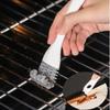1pc BBQ Grill Barbecue Cleaning Brush Scraper Multifunctional Grill Net Oven Baking Tray Kitchen Gadget V-shaped Hooked Brush