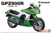 Aoshima Bunka Kyozaisha The Bike Series Kawasaki ZX900A GPZ900R Ninja 1985 пластиковая модель литья Цвет 1/12 № 29