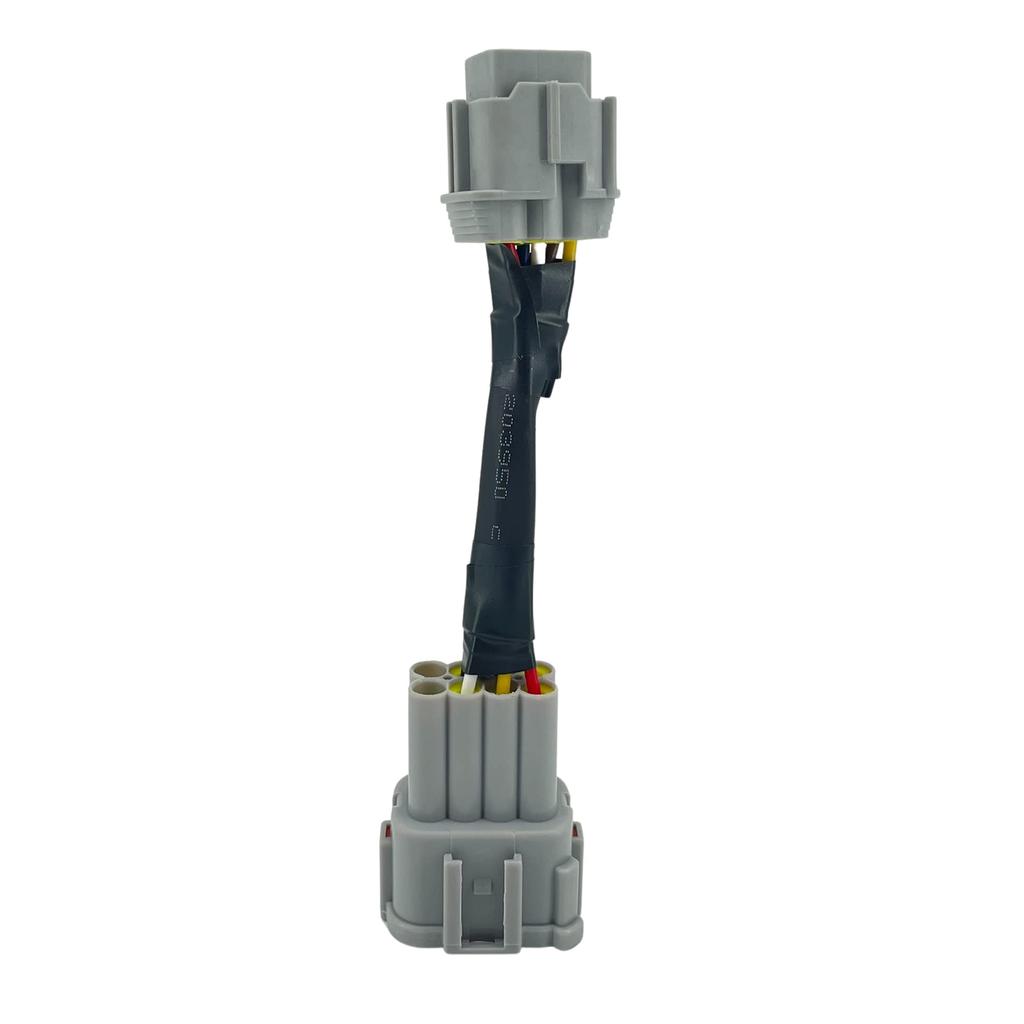 2 шт., подходят для 2003 + 350z, автомобильные противотуманные фары, разъемы, HID проводка 8 на галоген 6, адаптер для преобразования жгута проводов фар