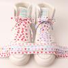 Colorful Laces for Sneakers High-top Canvas Shoe Laces Flat Love Heart Shoelaces Women Men Fashion 100/120/140/160/180CM