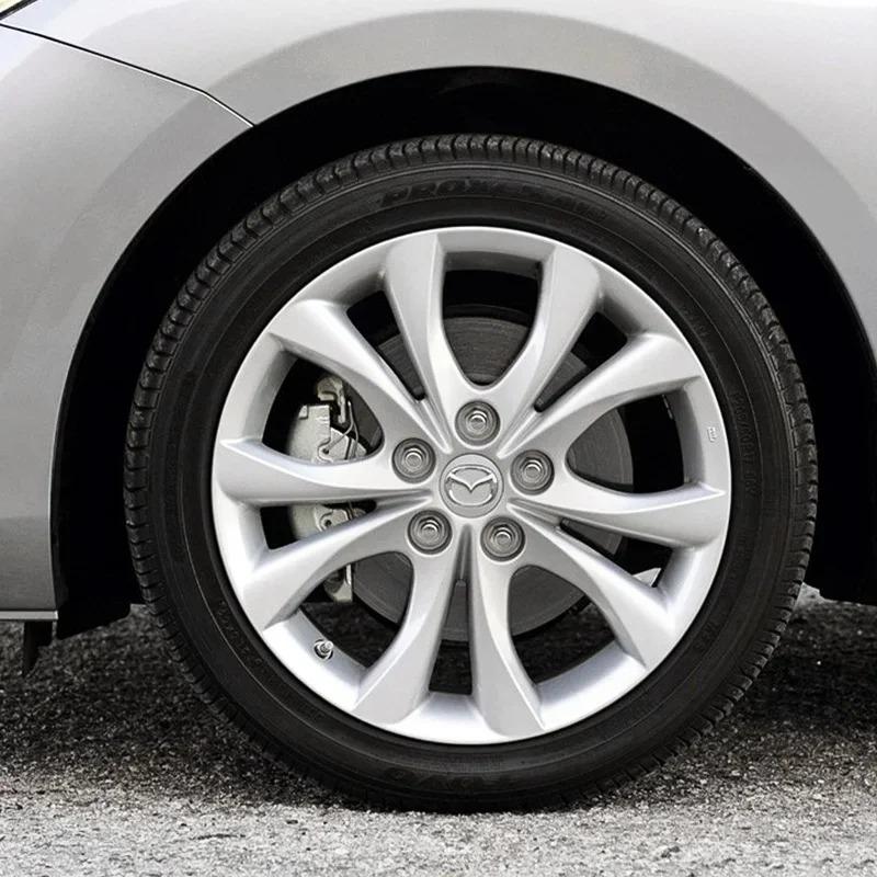 4Pcs Wheel Hub Center Cover CX-3 CX-4 CX-5 CX7 CX8 Long Leg 56MM ID53MM New Models For Mazda Atenza Axela Gray Black