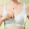 Бесшовный бюстгальтер с застежкой спереди для женщин с сильной поддержкой, без смещения чашек, без косточек, большого размера для женщин среднего и пожилого возраста