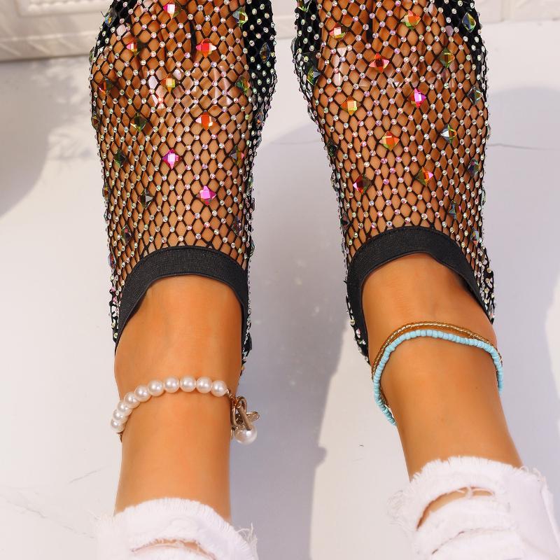 Модная ретро женская обувь на мягкой подошве, лето, новинка, носки-сетка, балетки, модные простые женские сандалии, противоскользящая пляжная обувь