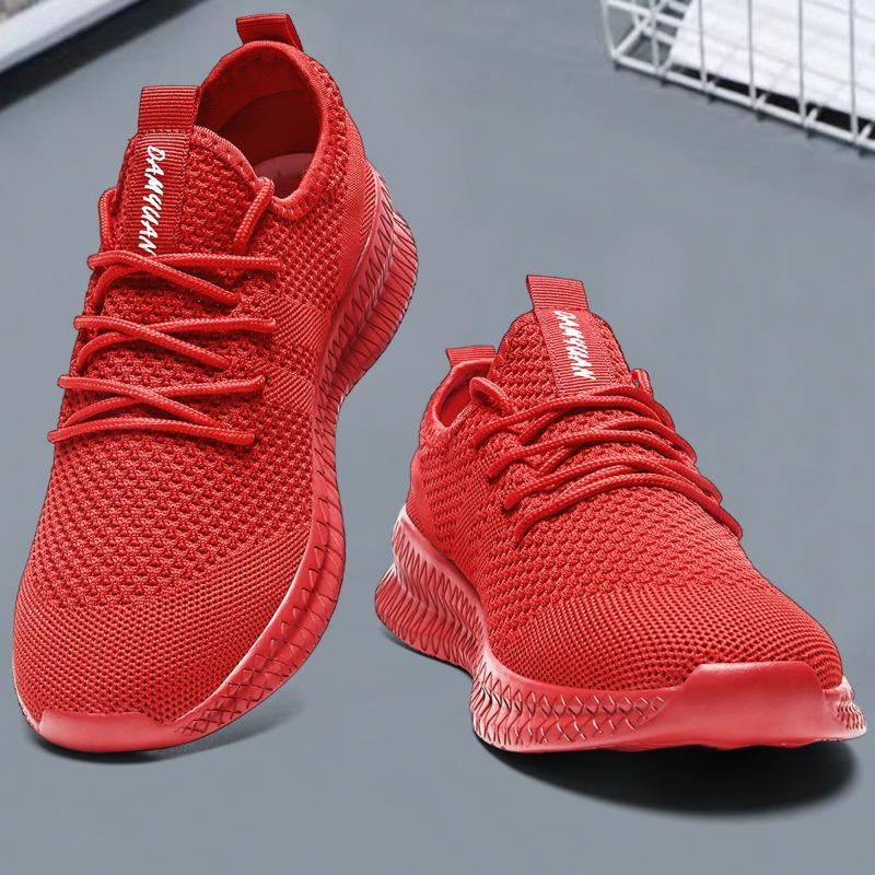 Damyuan Lightweight Men Shoes Fashion Design Running Shoes Lace-Up Male Outdoor Gym Sports Tennis Shoes Vulcanized Footwear