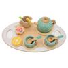 Pretend Play Tea Party Set Interesting Smoother Edges Vivid Details Play Food Accessories for Toys 