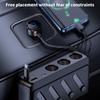Универсальный USB-преобразователь питания для автомобиля с быстрой зарядкой, 3 порта, ABS, для одновременной зарядки устройств и быстрой передачи энергии