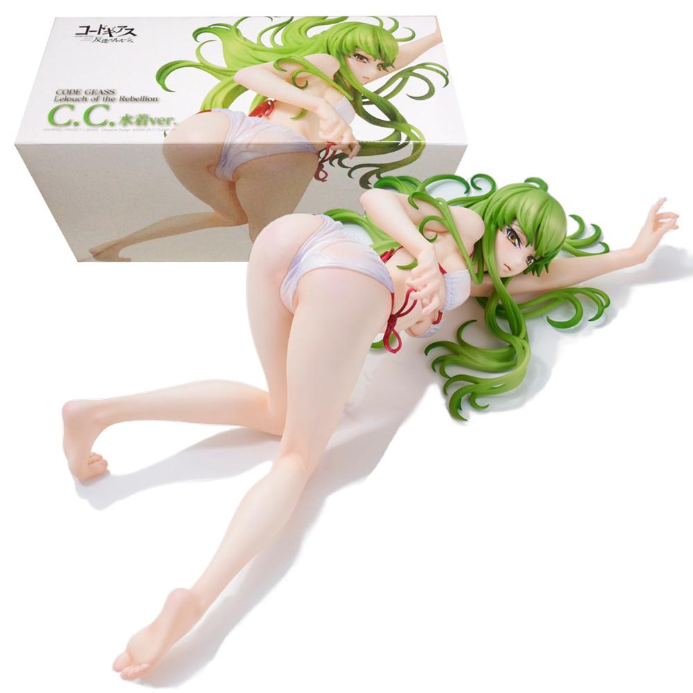 28 см Аниме-персонаж C.C.. Фигурка CODE GEASS Лелуш Восставший Игрушка C.C.. Модель Кукла Купальник Вер Action Figure ПВХ