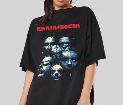 Винтажная футболка унисекс Rammstein Sehnsucht Movie с выцветающим принтом